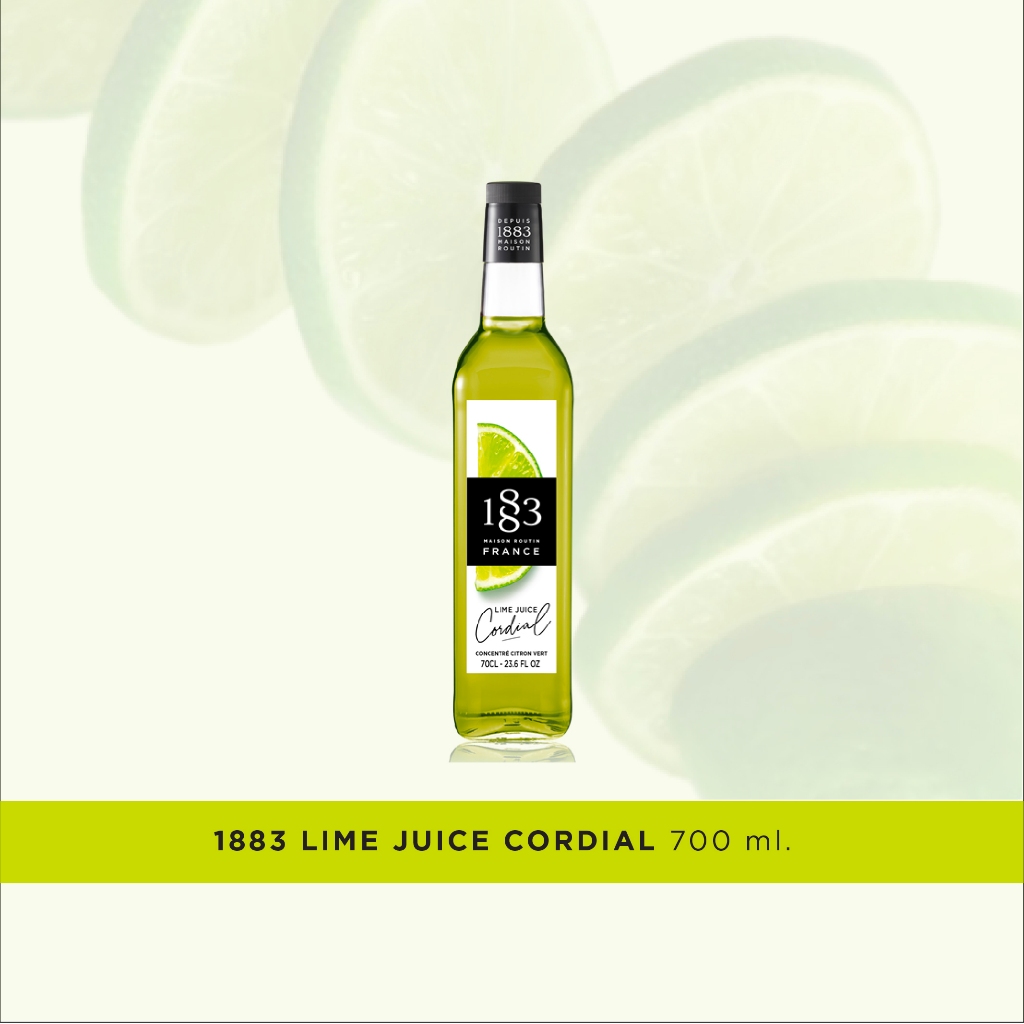 1883 Syrup น้ำเชื่อมกลิ่นมะนาวเข้มข้น 700 มล. (1883 LIME JUICE CORDIAL 700 ML.)