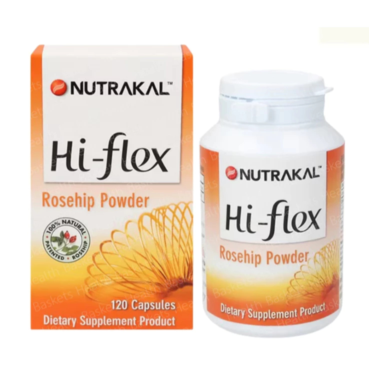 NUTRAKAL Hi-Flex (120 capsules) - นูทราแคล ไฮ-เฟล็กซ์ (120 เม็ด) ลดอาการปวดข้อ ข้อเสื่อม
