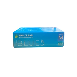 ถุงมือยางไนไตร (ยางสังเคราะห์) ยี่ห้อ ProClean 3.5 มิล ขนาดให้เลือก Size S, M, L