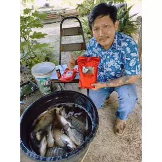 เหยื่อรูดร้อยลี้ – 250g | เหยื่อตกปลานิล หัวเชื้อตกปลา พร้อมตก ชิงหลิวบ่อเหมา หมายธรรมชาติ