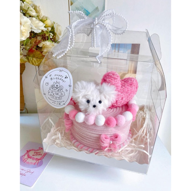 [มีส่งด่วน] เค้กกำมะหยี่ เป็นกล่องเก็บของได้ สินค้ามีพร้อมส่ง