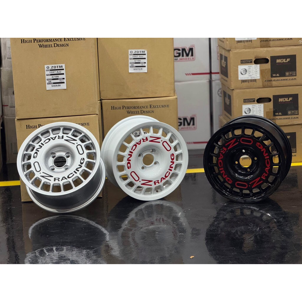 ล้อ OZ Racing Wheels งานเทพ ขอบ15” Pcd. 4รู , 5รู 100-114 (ล้อสั่งตัด)