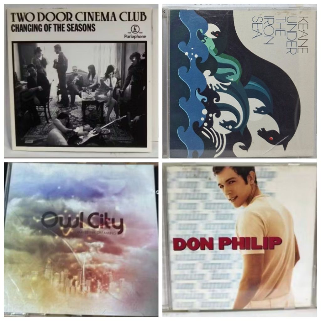💿เทป/ซีดี/แท้/มือ2🎤KEAN🎤Two door cinema club🎤Owl City🎤DON PHILIP🎤FOOL'S GARDEN DANIEL POWTER⭐CD