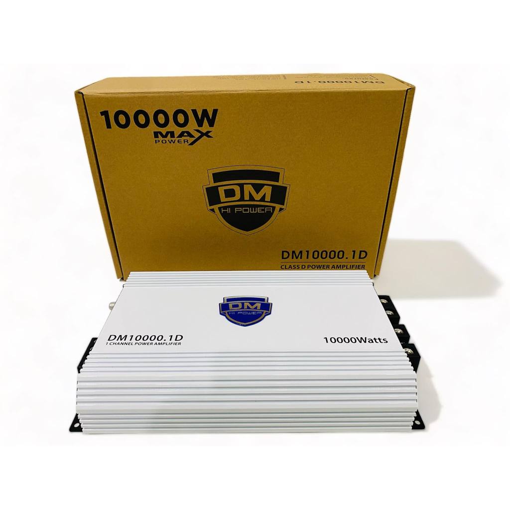 DM10000.1D แอมป์ดิจิตอล กำลังขับ10000วัตต์ อัดได้เต็มแรง 💥 CLASS-D ฟูลเรนจ์ ขับได้ทุกสเปค