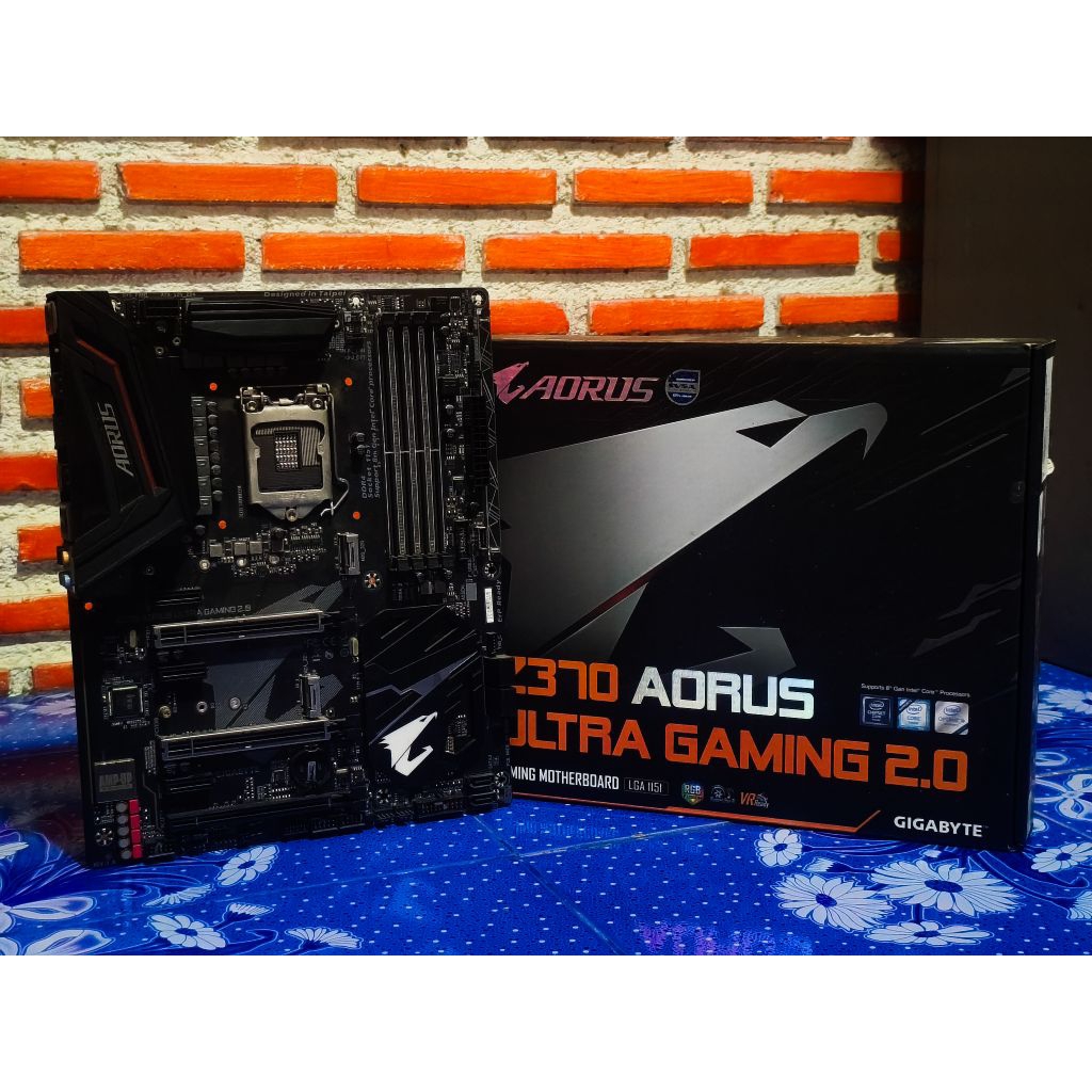 💥 ขายเมนบอร์ด เสีย Z370 AORUS ULTRA GAMING 2.0 (ATX) มีกล่อง อ่านรายละเอียดก่อนสั่งซื้อ