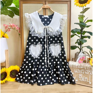 PM129 My heart dress. ยาว 33นิ้ว