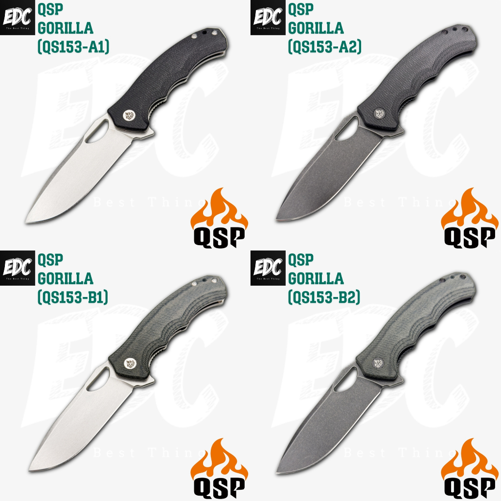 มีดพับ แบรนด์ " QSP Gorilla "" ของแท้ - อุปกรณ์เดินป่า/ของสะสม