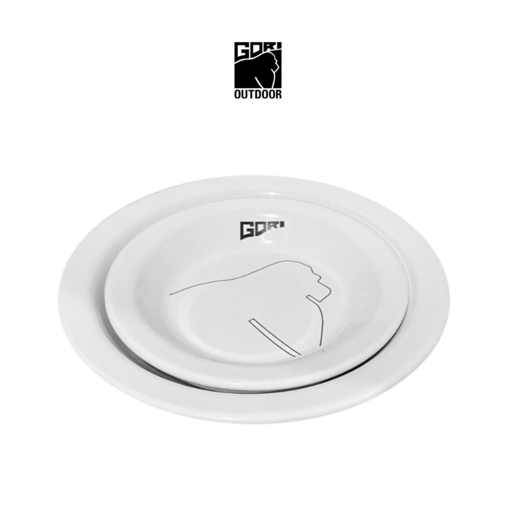 Gori Outdoor Enamelware Plate Set