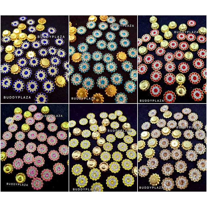 เพชรไฮโซ เพชรพลอยล้อมเพชร เพชรตกแต่ง เพชรไฮโซเพชรล้อม2ชั้น 14 มม. – โปรปัง