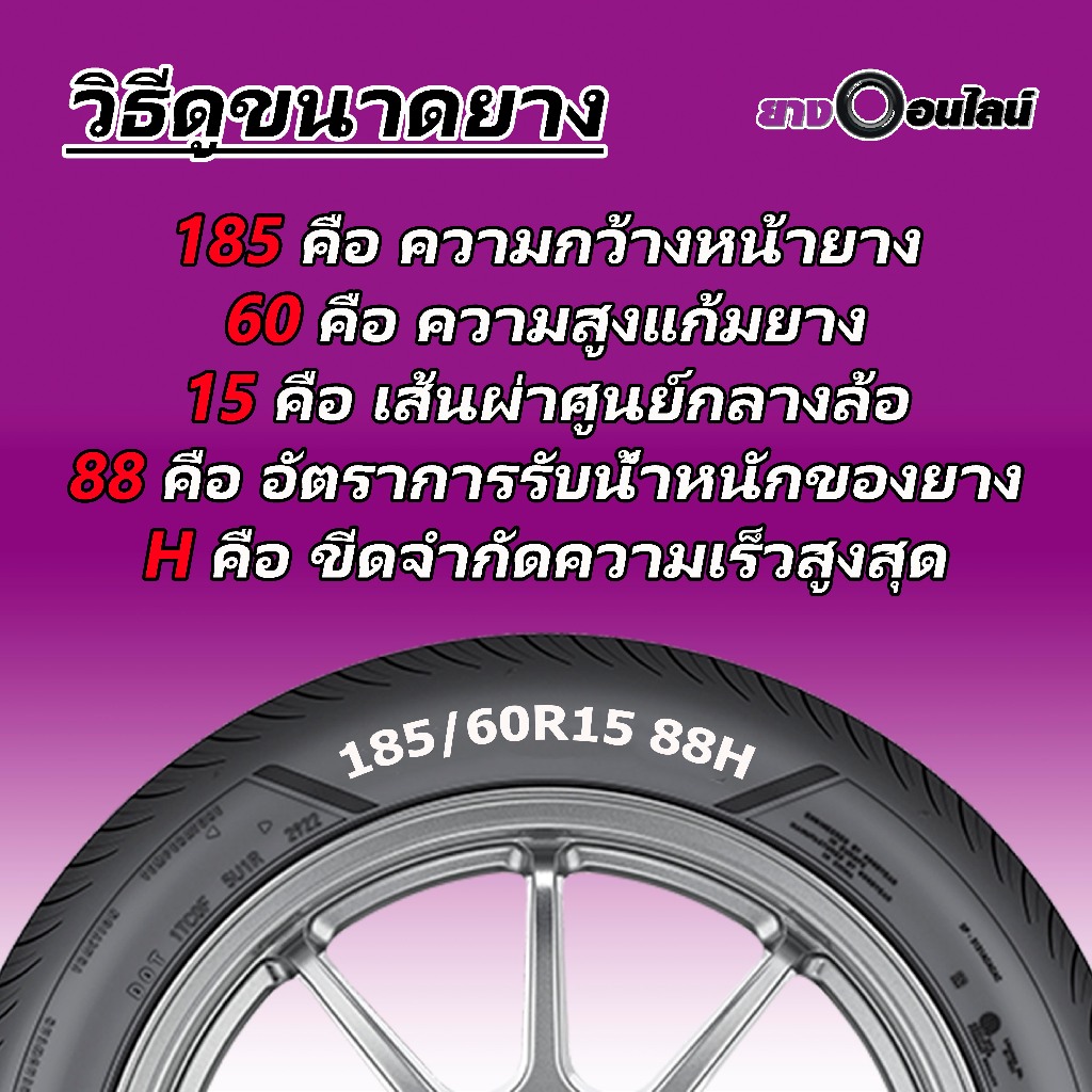 Yokohama G058 โยโกฮามา ยางรถยนต์  ขนาด 15-20 นิ้ว จำนวน 1 ชุดจัดส่งหรือติดตั้งที่ยางออนไลน์ - รูปที่ 6