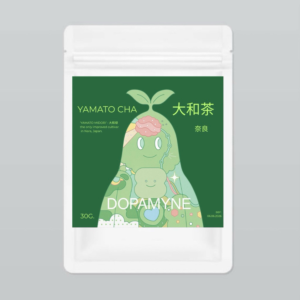 Yamatocha Matcha 30g. Award-winning farm Yamato Midori Nara Japan by DOPAMYNE®️ โดพามีน