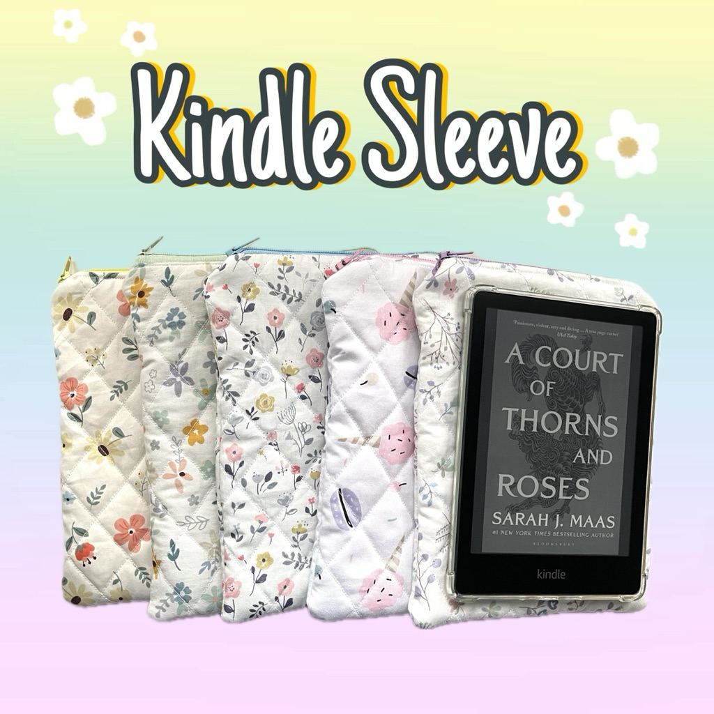 ซองผ้าใส่ Kindle / Ereader Handmade 100%