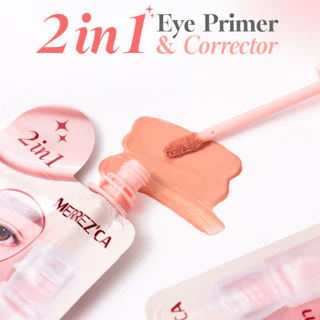 (1ซอง) Merrezca 2 in 1 Eye Primer & Corrector ไพรม์เมอร์เปลือกตา+คอเรกเตอร์