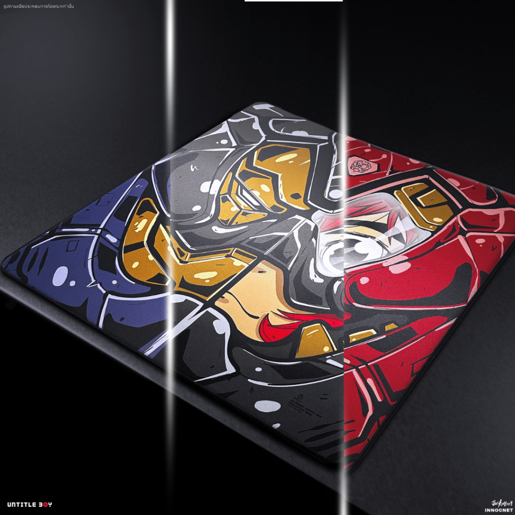 Jacknboy Unique mousepad : UNTITLE BOY (อันไทเทิลบอย ) 50x50 cm. FPS SIZE