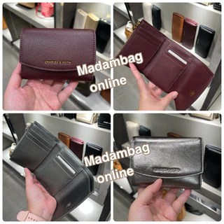 𝗖𝗛𝗔𝗥𝗟𝗘𝗦 & 𝗞𝗘𝗜𝗧𝗛 Briony Small Envelope Wallet แท้จากช็อป กระเป๋าสตางค์ใบสั้น