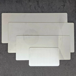 แผ่นสแตนเลส แผ่นเพลท สแตนเลส สั่งตัด สี่เหลี่ยมผืนผ้า ขอบมน ขนาด 1"x2" 1.5"x3" 2"x4" 3"x6" เกรด304 แท้ ผิว2B ไม่เป็นสนิม