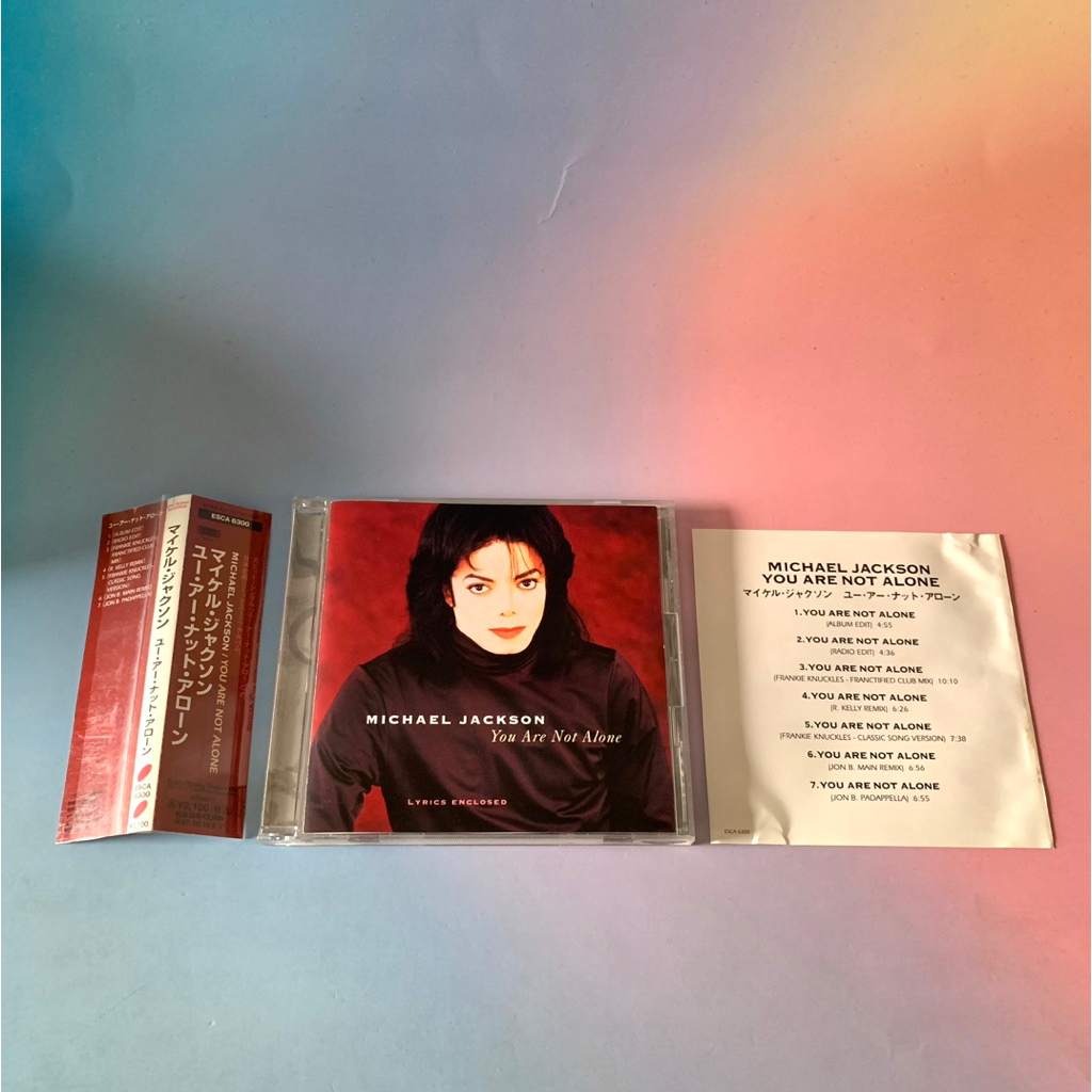 🛒 (พร้อมส่ง) CD ซีดีเพลง: Michael Jackson — You Are Not Alone [Japan/single]