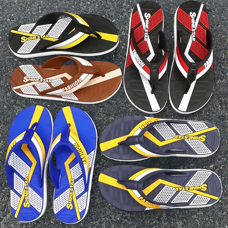 【Summer Special】รองเท้าแตะ Flop Flop,รองเท้าแตะผู้ชายฤดูร้อน，รองเท้าแตะชายหาด,รองเท้าแตะ EVA กันลื่น，Men’s slippers