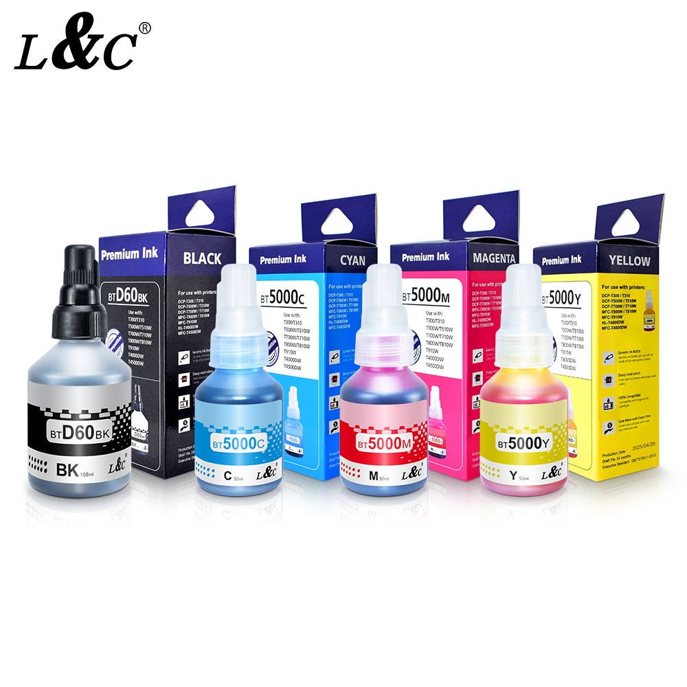 BT6000-D60BK/BT5000CMY For Brother T520 T510 T220 T420 T520 T910 T810