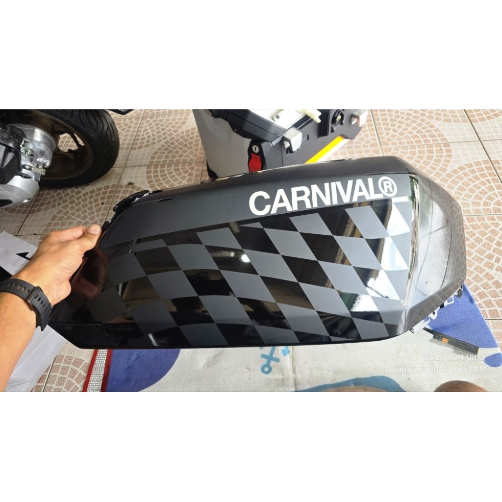Lambrettra 300สติกเกอร์แต่งลาย canival