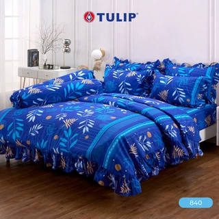 TULIP Cotton Mix พิมพ์ลาย 840 ชุดผ้าปูที่นอน ผ้าห่ม ผ้านวม พิมพ์ลายกราฟิกสวยงาม เนื้อผ้าหนาแน่น