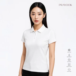 เสื้อโปโล Simply White (SWW01) ทรงผู้หญิง