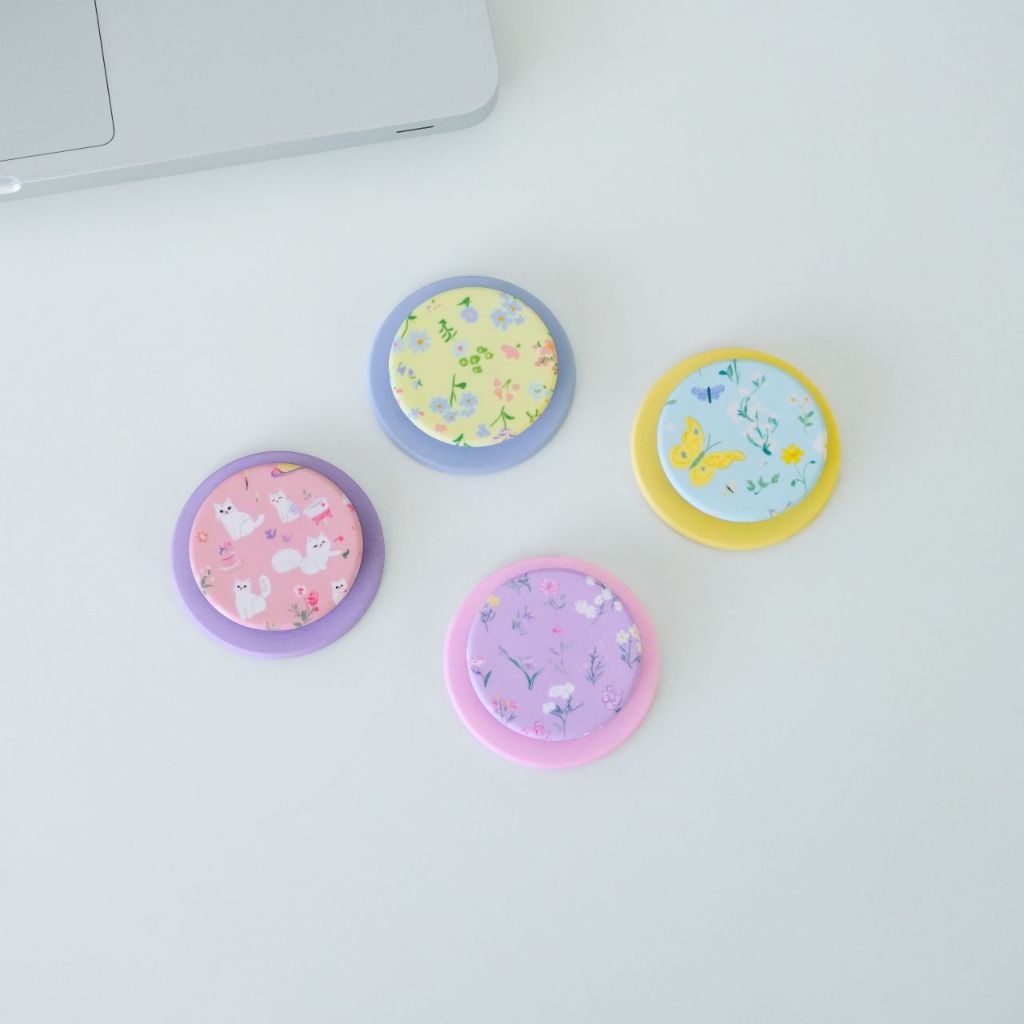 LAONGMOON Griptok Flower Sweet Collection กริ๊ปต๊อก ที่ติดหลังมือถือ - รูปที่ 4
