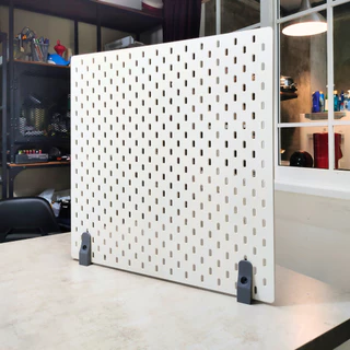 ขาตั้งบอร์ด IKEA Skadis (เฉพาะขาตั้ง) รุ่นด้านหลังตัด – วางโต๊ะได้ ไม่ต้องเจาะผนัง IKEA Skadis Stand short [3D Print]