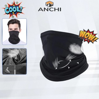 Anchi ผ้าบัฟ กันแดด ผ้าพันคอ ผ้าปิดหน้ากันแดด UPF50+ ขับมอเต…