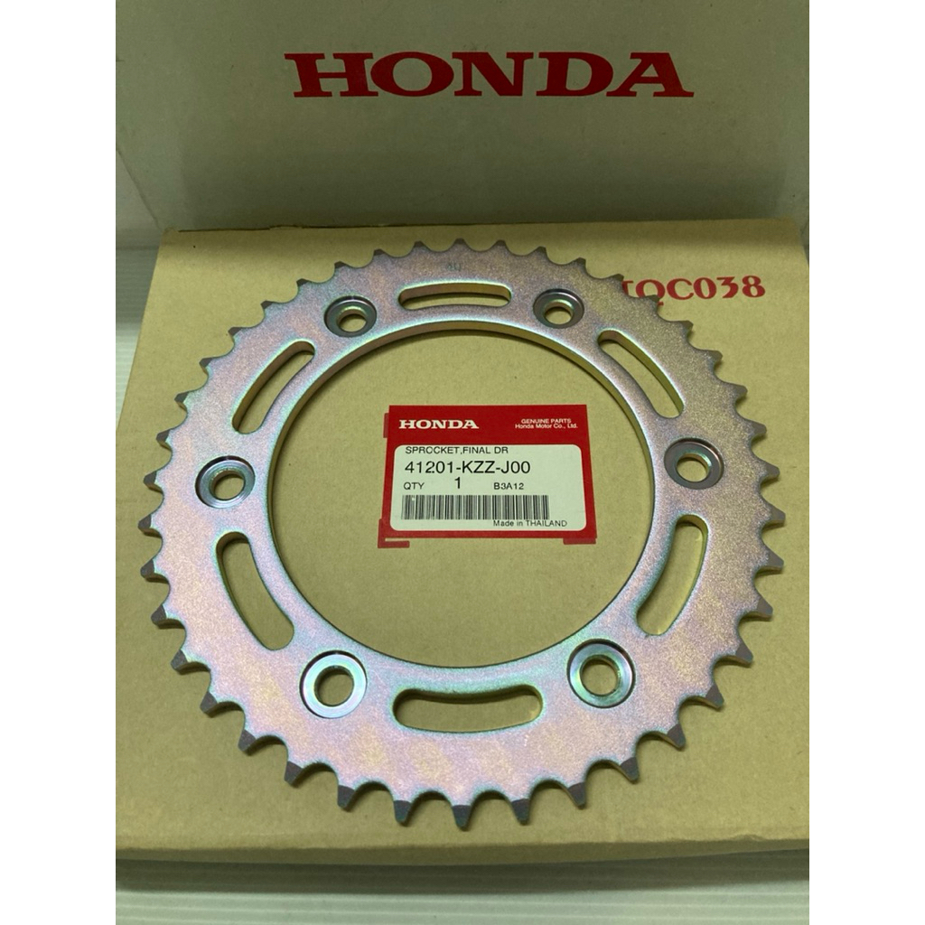 สเตอร์หลัง(40ฟัน) CRF250 (แท้ศูนย์ฮอนด้า) 41201-KZZ-J00