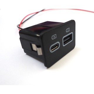 (ราคาต่ออัน) ช่องชาร์จ (รุ่น GL8) ดัดแปลง/ติดตั้งในรถยนต์ ติ…