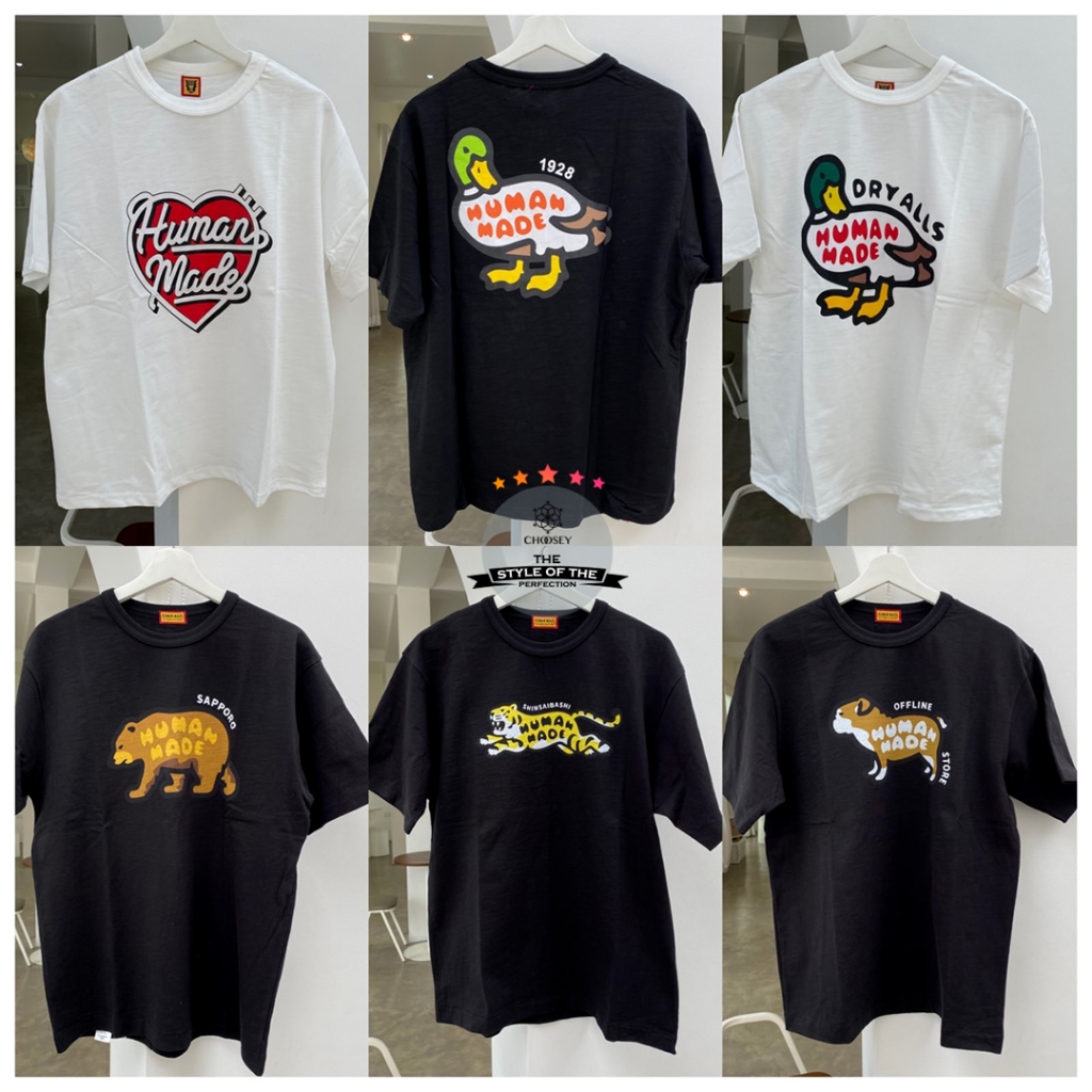 พร้อมส่ง เสื้อยืดแขนสั้น คอกลม พิมพ์ลาย