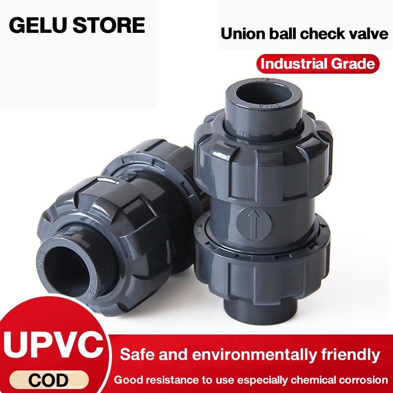 UPVC UNION BALL VALVE บอลวาล์ว 2 นิ้ว บอลวาล์ว ยูเนี่ยน ยูพีวีซี วาล์วพลาสติก Swimming Pool Valve วาล์วสระว่ายน้ำ