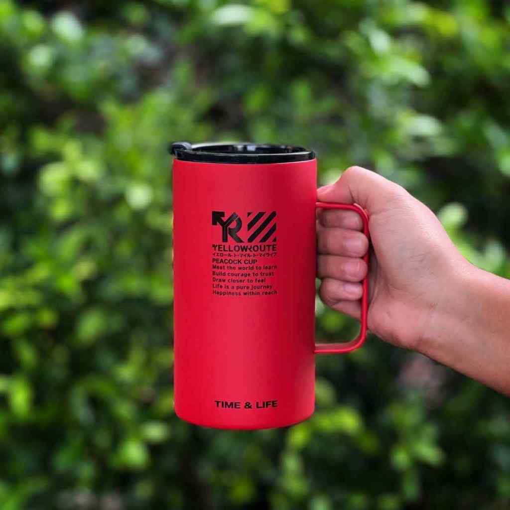 YELLOW ROUTE PEACOCK CUP #RED