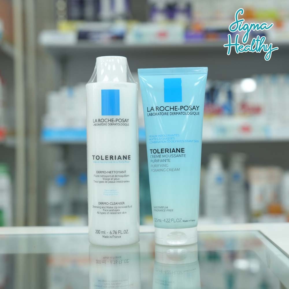 LA ROCHE-POSAY TOLERIANE ( FOAMING Cream / Dermo-Cleanser ) ทำความสะอาดผิวหน้า