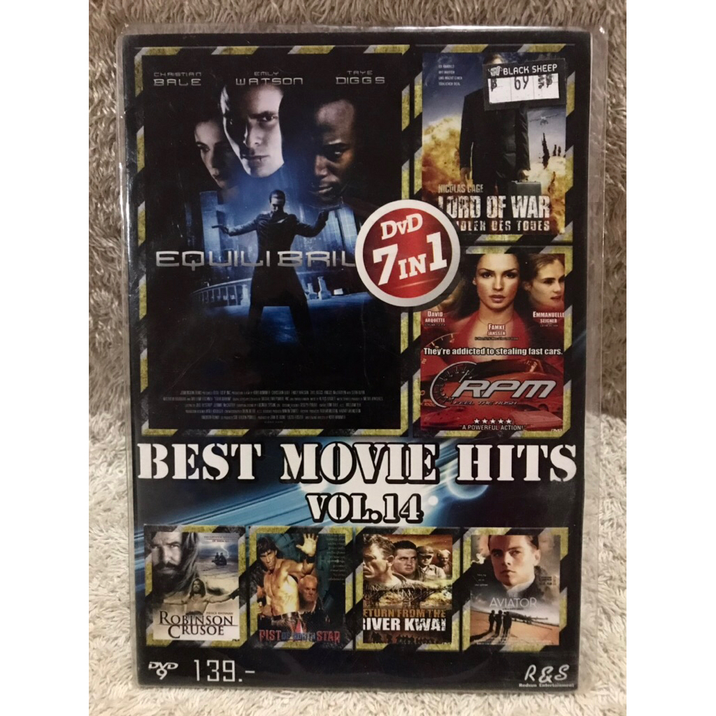 DVD  7in1  Movie Best Movie Hits  Vol.14 ดีวีดีหนัง  7in1 รวมฮิตหนังดังระดับตำนาน 7เรื่อง (เสียงไทย)