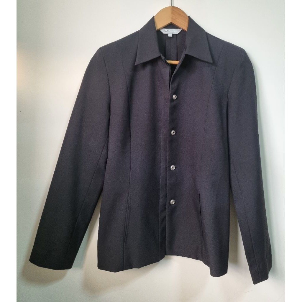 ผู้หญิง เอทูแซด มือ2 เสื้อสูทผู้หญิงสีดำ มีบุซับในสวย a.l.l^Z บ่ามีฟองน้ำ สภาพดีไม่มีตำหนิ