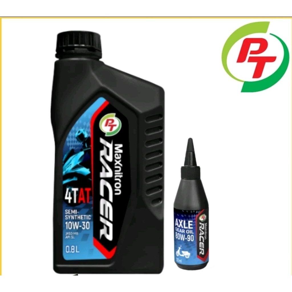 PT(พีที1ชุด)น้ำมันเครื่องAT+เฟืองขนาด0.8Grade : น้ำมันกึ่ง-สังเคราะห์ (Semi-Synthetic)  SAE 10W-30