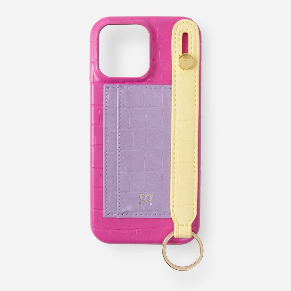 (IP 16 PRO)MUSE 3Tone Hand Strap Phone Case แถม (สำหรับใส่เคส)  MUSE - Alphabet (25mm)