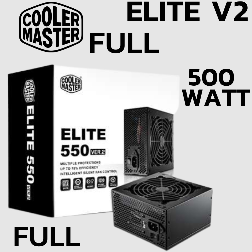 POWER SUPPLY (พาวเวอร์ซัพพลาย) COOLER MASTER RS-550 550W FULL