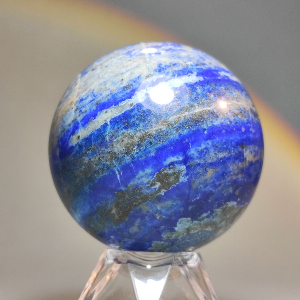 ลาพีช ลาซูลี ลูกกลม🔸Lapiz lazuli sphere