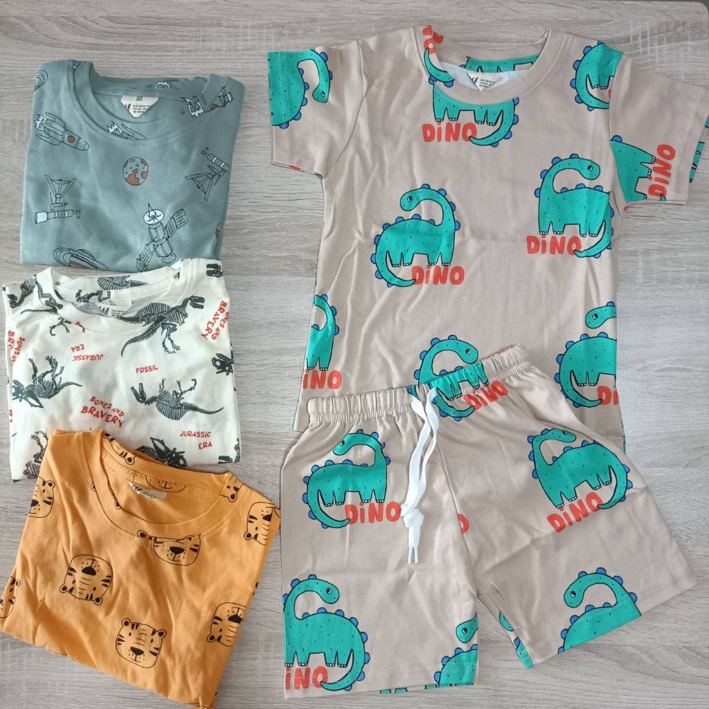 ชุดเด็กชาย ชุดเซ็ทเด็กชาย size 2T-8T ผ้าคอตตอนนุ่มใส่สบาย (THM)