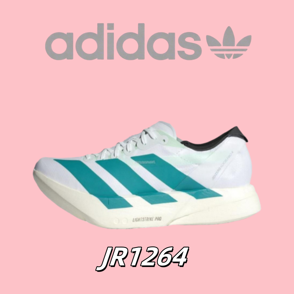 รับประกันสินค้าแท้ 100 % 👟adidas Adizero Adios Pro 4  JR1267  รองเท้าผ้าใบสำหรับผู้ชาย และผู้หญิง