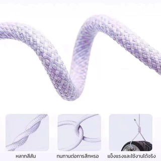 ชาร์จไว PD 35W สายชาร์จ สีพาสเทล สายชาต หัวชาร์จ pastel Fast Charge (สำหรับ ไอ5～14pro max / ไอpad) การรับประกัน 1 ปี