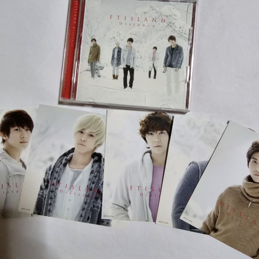 FTISLAND Single Album Distance Japan Press CD แกะแล้ว สภาพดี ไม่มีการ์ด