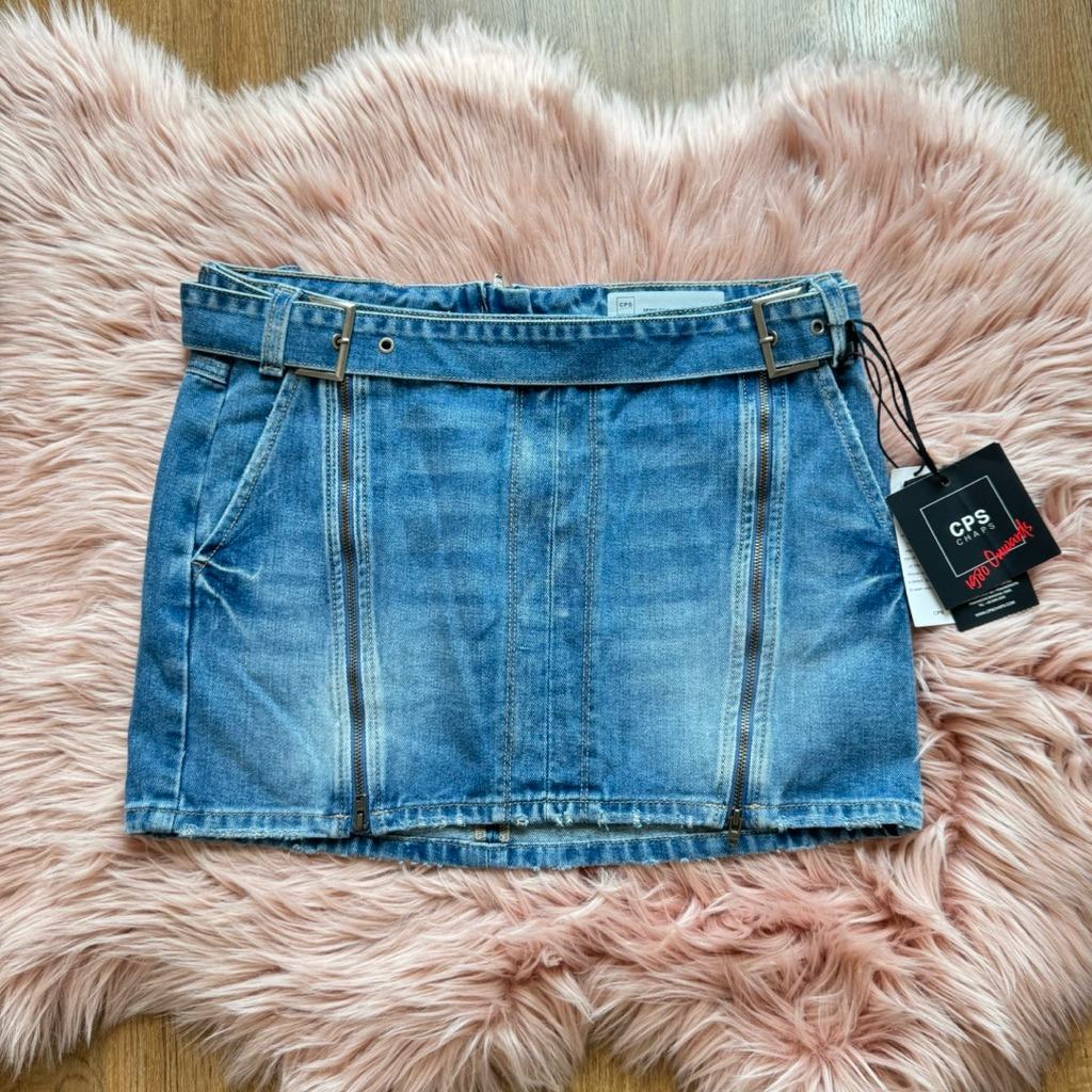 CPS Chaps มือ1 กระโปรงยีนส์ size M