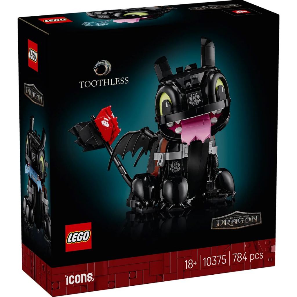 LEGO® ICONS™ How to Train Your Dragon: Toothless 10375