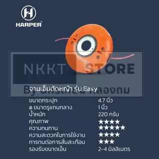 มีตัวเลือก 🔥HARPER🔥 ตลับเอ็น และ จานเอ็น เกรดสูง ใส่ได้ทุกยี่ห้อ ยึดกับ ประกับใบ บังต่อเดิมได้เลย ของแท้ นำเข้า ส่งด่วน