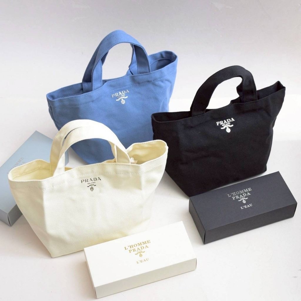 #Prada Milano L'Homme  Mini #Handbag With Original Box Counter VIP GIFT