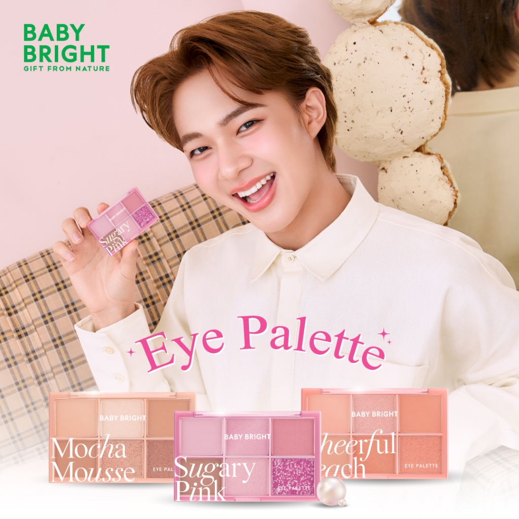 Baby Bright อายพาเลท 0.7g x 6สี เบบี้ไบร์ท